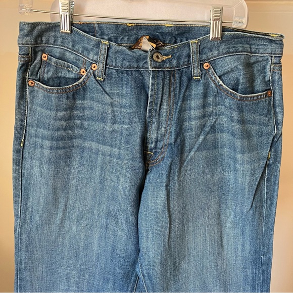 Men’s Lucky Brand Long Inseam Denim Jeans size 32 - Picture 2 of 6